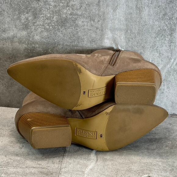 ALFANI Step N’ Flex Women’s Cognac Armena Pointed-Toe Side-Zip Booties SZ 6 - Picture 8 of 11